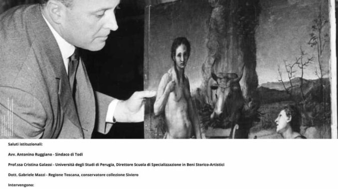 Todi: il convegno sullo 007 dell'Arte, Rodolfo Siviero