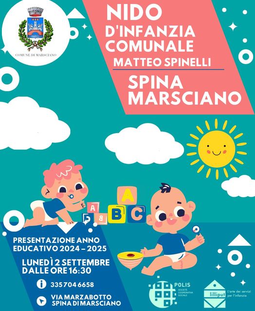 Giornata di apertura per nido “Matteo Spinelli” a Spina di Marsciano