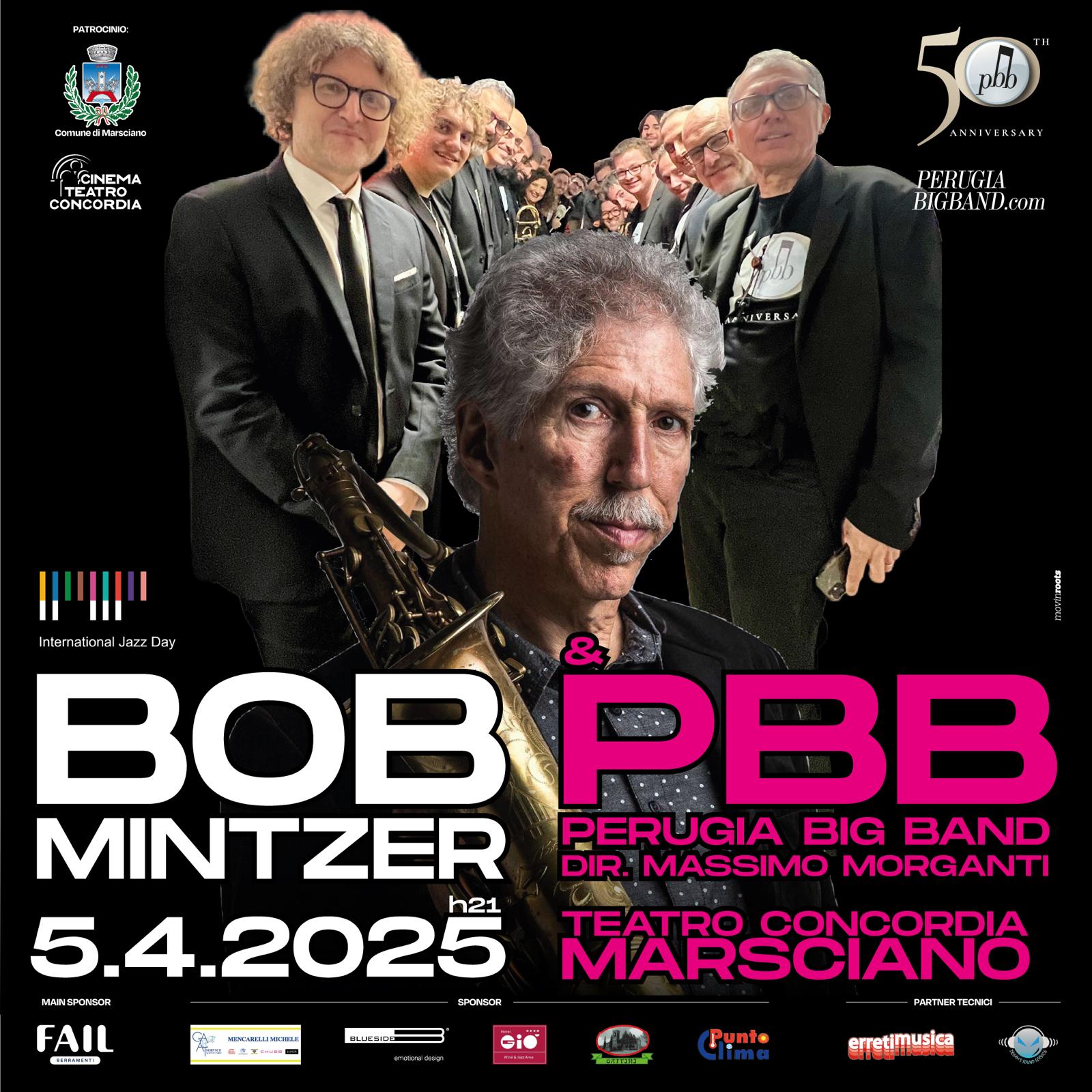 Bob Mintzer special guest della Perugia Big Band