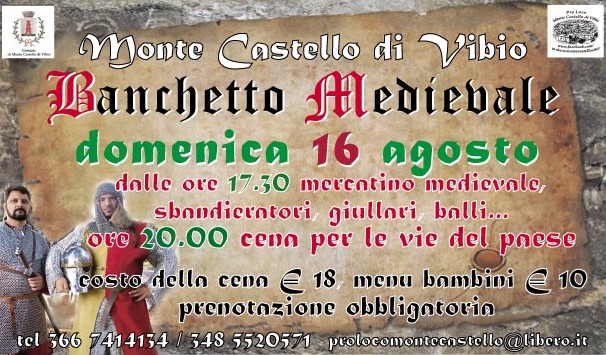 Monte Castello di Vibio, torna la rievocazione Storica Medievale