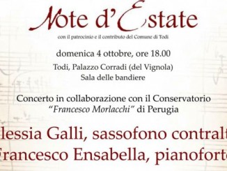Note d’Estate, domenica a Todi concerto finale della rassegna di musica classica