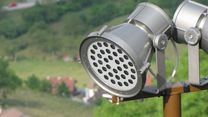 Impianti di illuminazione pubblica a led in Via Tiberina a Todi