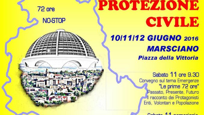 Marsciano, c'è la Festa della Protezione civile dell’Umbria