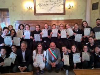 Atleti società di ginnastica artistica Eunice premiati in municipio