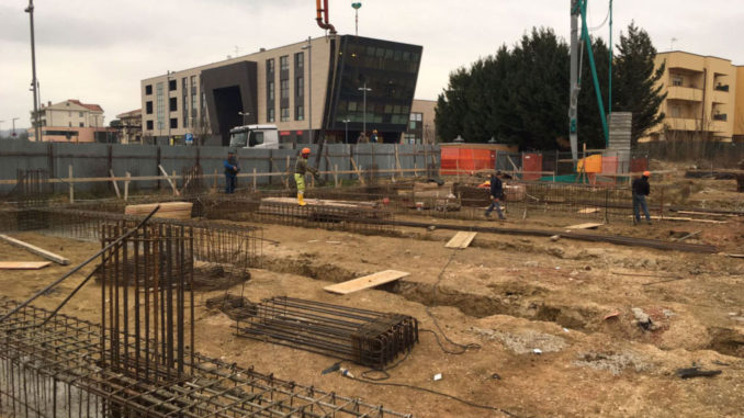 Todi: Ponterio, procede il cantiere della nuova palestra per la scuola