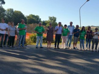 No al depuratore, Todi, protesta pacifica della Lega Nord