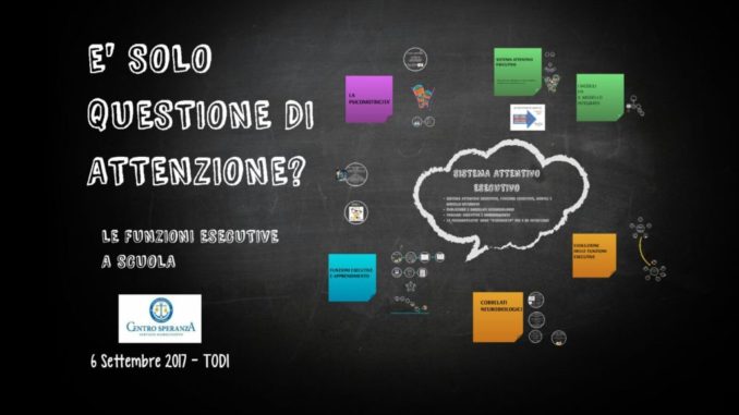 Progetto Centro Speranza e Circolo Didattico di Todi - Lo zainetto dell’attenzione
