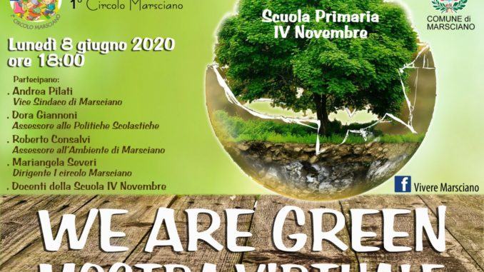 We are green, la mostra virtuale della scuola primaria IV Novembre