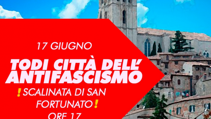 17 giugno 2021, manifestazione Todi città dell’antifascismo