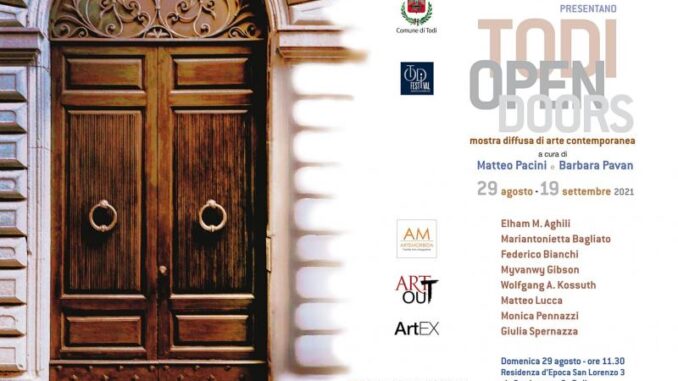 Si inaugura domenica la III Edizione di Todi Open Doors alle ore 11.30, presso la Residenza d’epoca San Lorenzo 3
