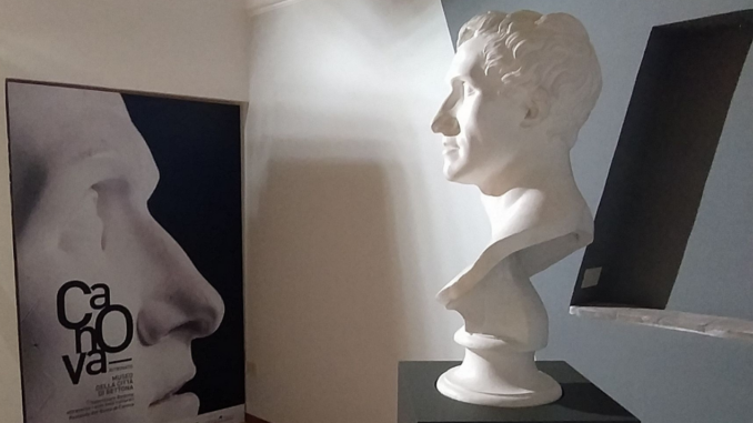 Presentato al pubblico il busto di Canova del Museo di Bettona