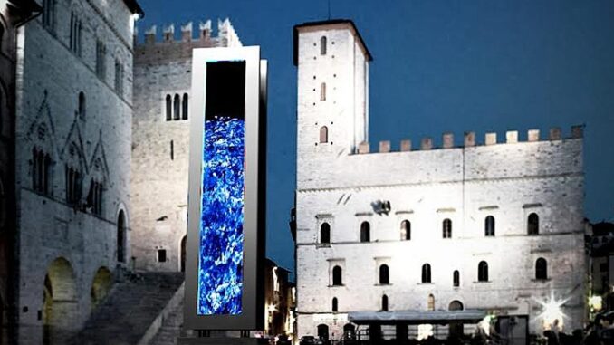 La città di Todi si apre all'arte di Fabrizio Plessi 