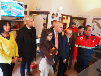 I meteorologi Mario e Andrea Giuliacci in visita all’Osservatorio Meteo Sismico