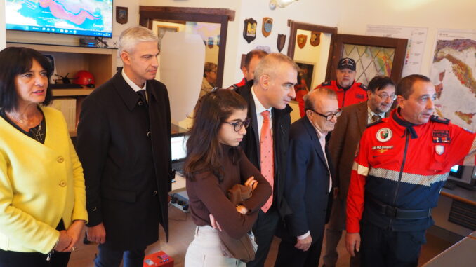 I meteorologi Mario e Andrea Giuliacci in visita all’Osservatorio Meteo Sismico