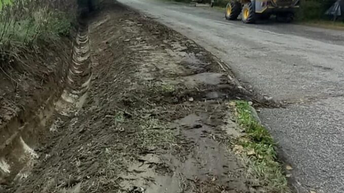 Todi, lavori sulla strada del Cimitero Vecchio