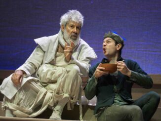 Alessandro Benvenuti in scena a Bettona con Falstaff a Windsor