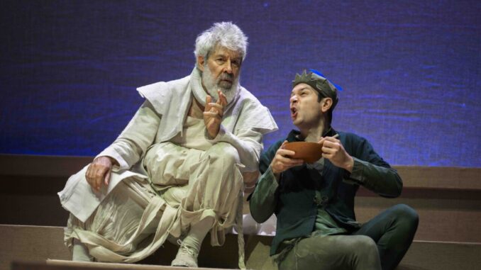 Alessandro Benvenuti in scena a Bettona con Falstaff a Windsor