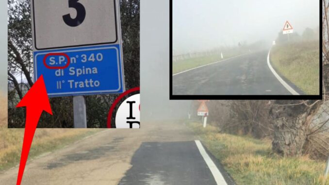 Frazione di Mercatello Marsciano. I lavori non sono del comune