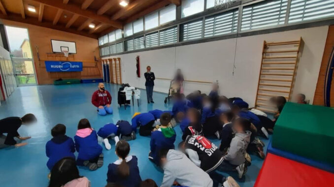 Gli studenti dell'istituto comprensivo di Massa Martana a lezione di legalità