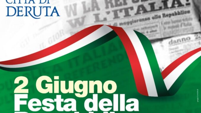 Per la festa della Repubblica a Deruta si consegnano le costituzioni