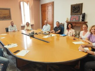 Michele Moretti, Sindaco, Incontra i Responsabili Uffici Comunali