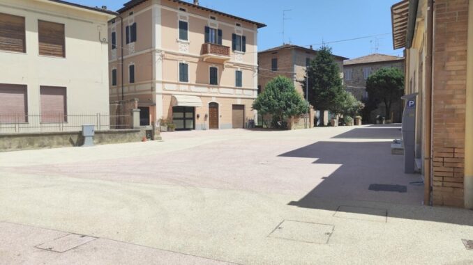 Conclusione dei lavori di riqualificazione Piazza Mazzini, Marsciano