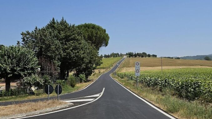Todi, nuovi asfalti sulle strade: lavori completati e in programma
