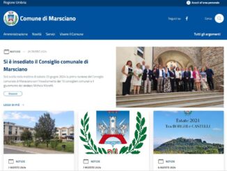 Nuovo portale del Comune di Marsciano online dall'8 agosto