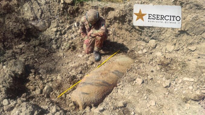 Disinnesco di ordigno bellico a Marsciano il 3 novembre