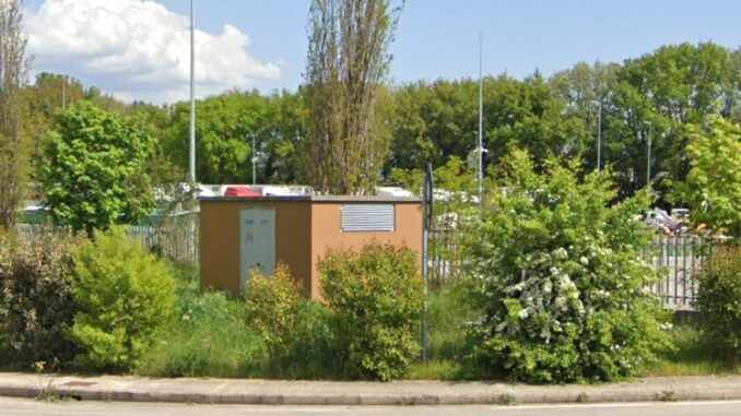 Nuova cabina box Enel a Deruta per efficienza energetica