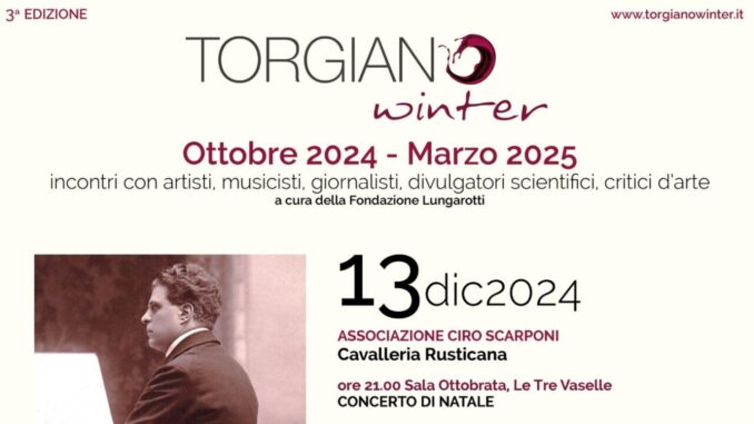 Concerto di Natale a Torgiano il 13 dicembre 2024