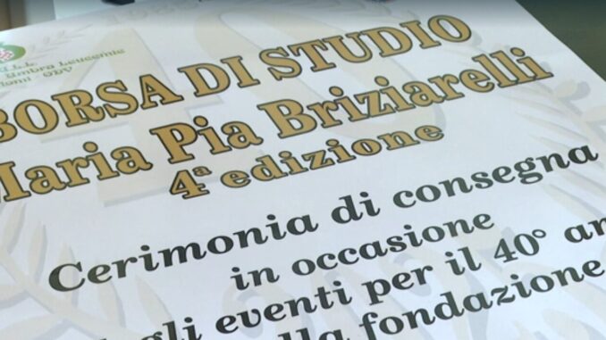 Borsa di studio Briziarelli: premiata Lucia Maria Antonelli
