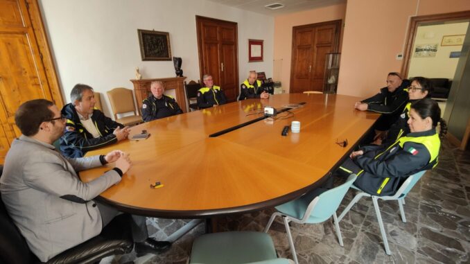 Marsciano, accoglienza in Municipio per Gruppo comunale Protezione civile