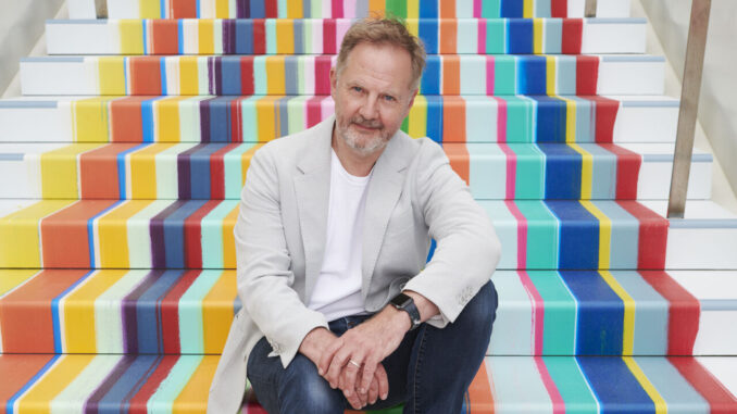 Ian Davenport espone a Todi con una mostra personale