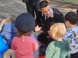 Todi: Carabinieri incontrano i bambini della scuola dell’infanzia di Broglino