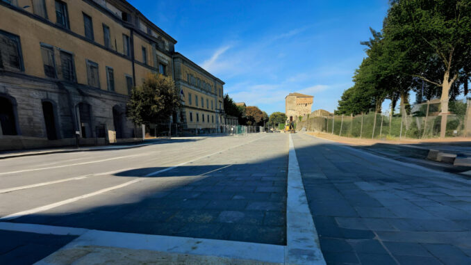 Todi, riapre via Menecali rigenerata con fondi PNRR