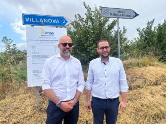Avviati i lavori sulla strada comunale di Villanova
