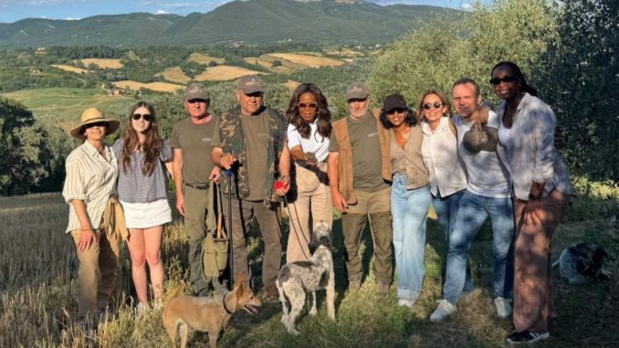 Oprah Winfrey alla scoperta del tartufo a Montecastrilli