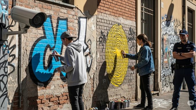 Vandali minori identificati a Marsciano grazie alle telecamere