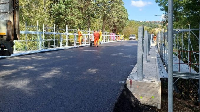 Riapre il ponte di Pontenaia, lavori in anticipo