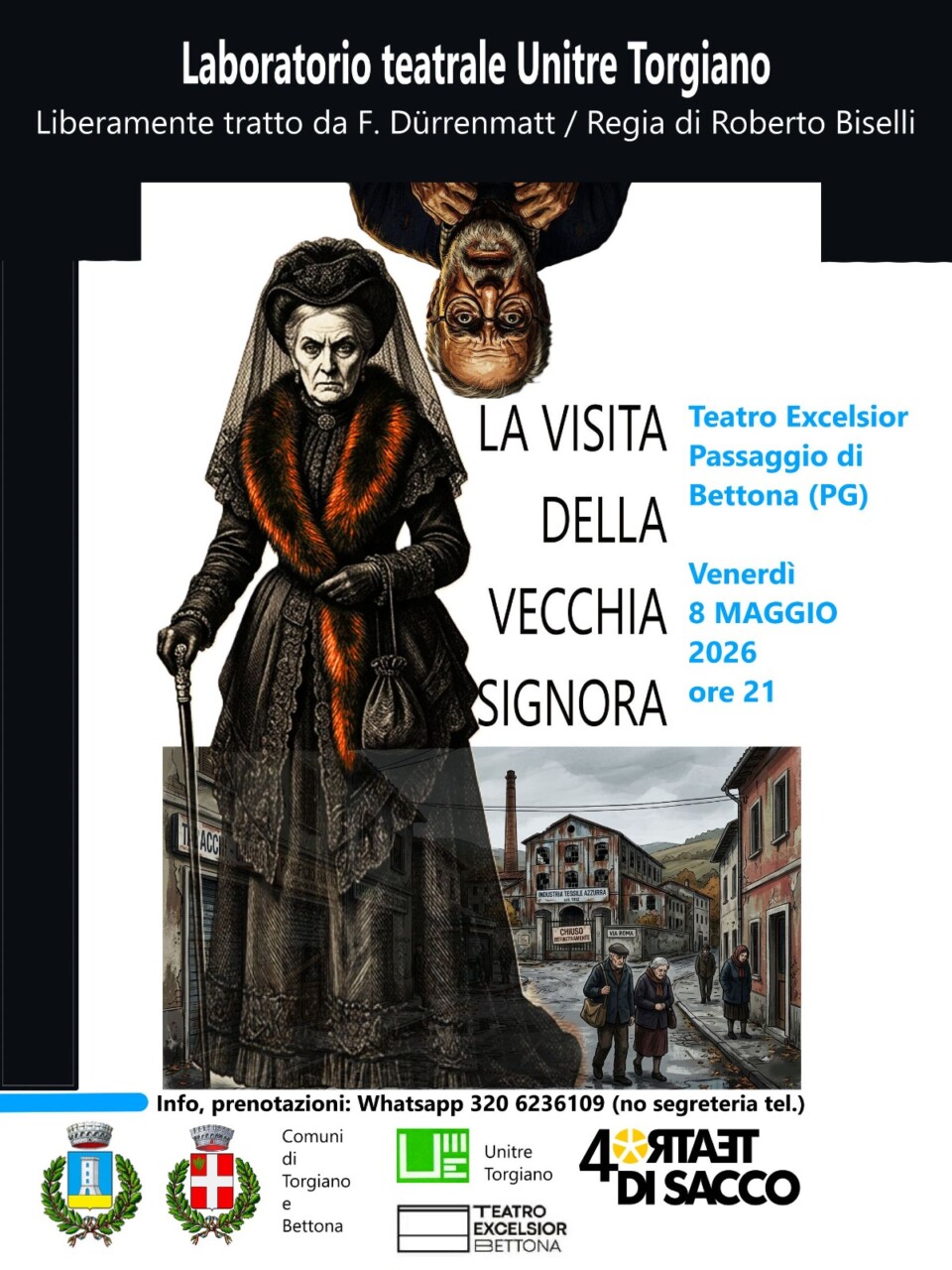 Bettona ospita il Laboratorio Teatrale Unitre di Torgiano